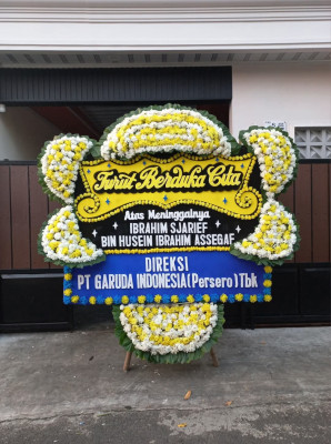 Papan Bunga Duka di Pagutan Timur