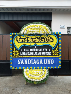 Papan Bunga Duka di Pagutan Timur